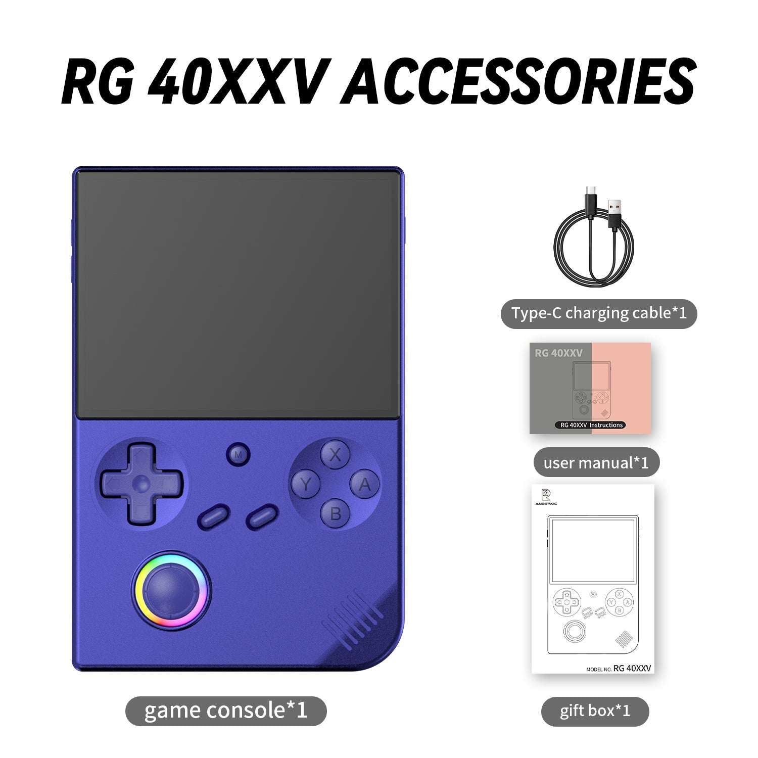 ANBERNIC RG 40XXV Handheld Game Console Retro