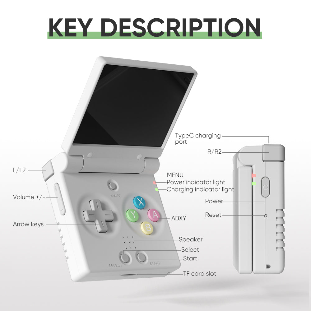 Miyoo Mini Flip Retro Handheld Game AMPOWN Miyoo Mini Flip Retro Handheld Game AMPOWN