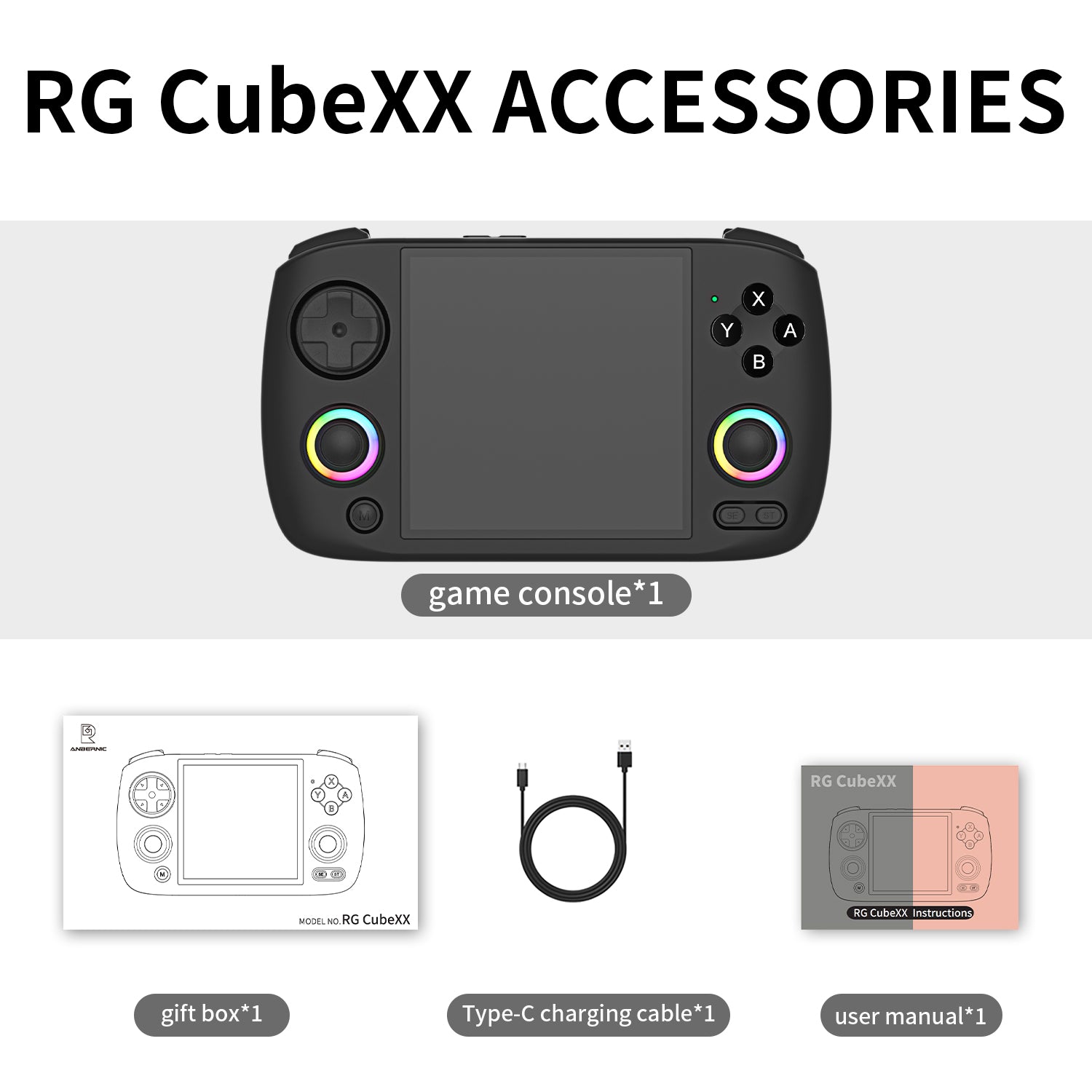 ANBERNIC RG CubeXX Retro Portable Game Console