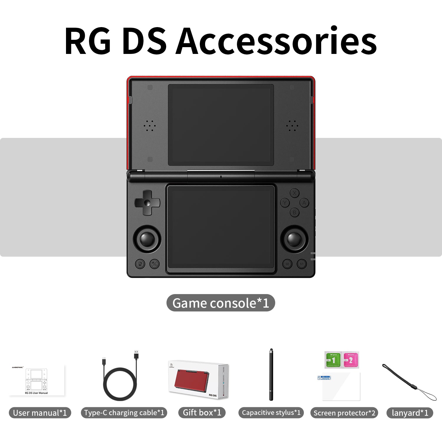 ANBERNIC RG DS Flip-top Game Console