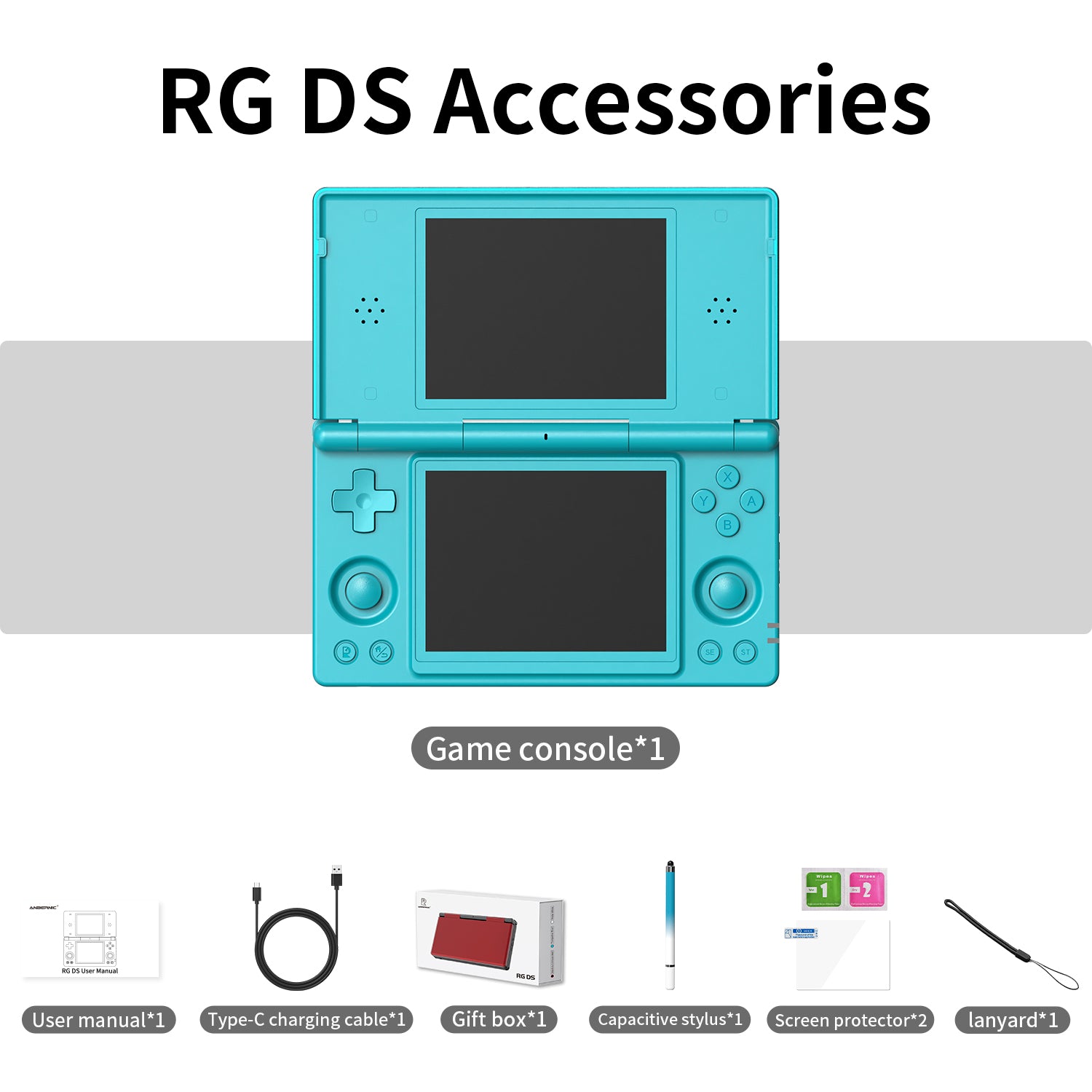 ANBERNIC RG DS Flip-top Game Console