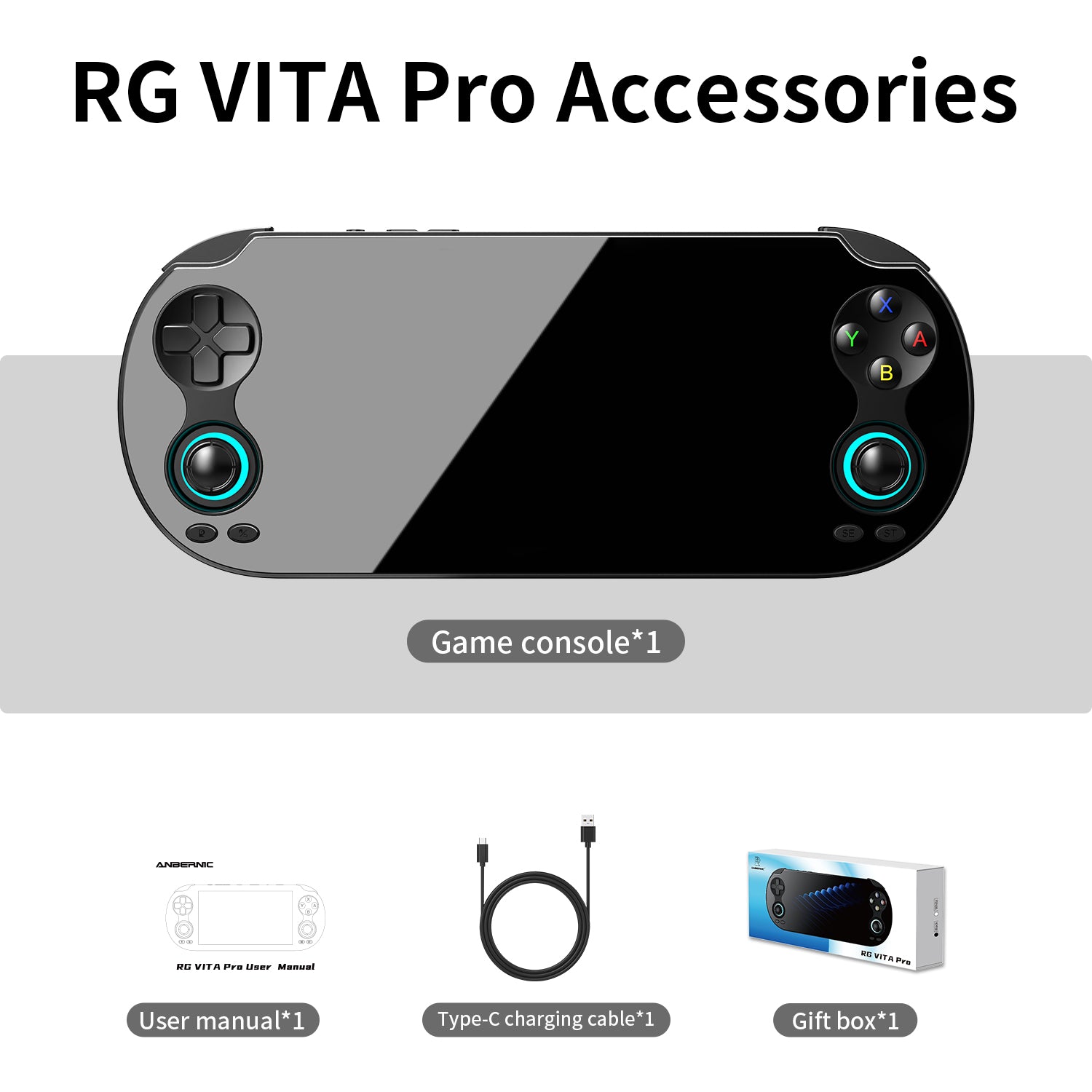 ANBERNIC RG VITA PRO Retro Handheld Gaming Console