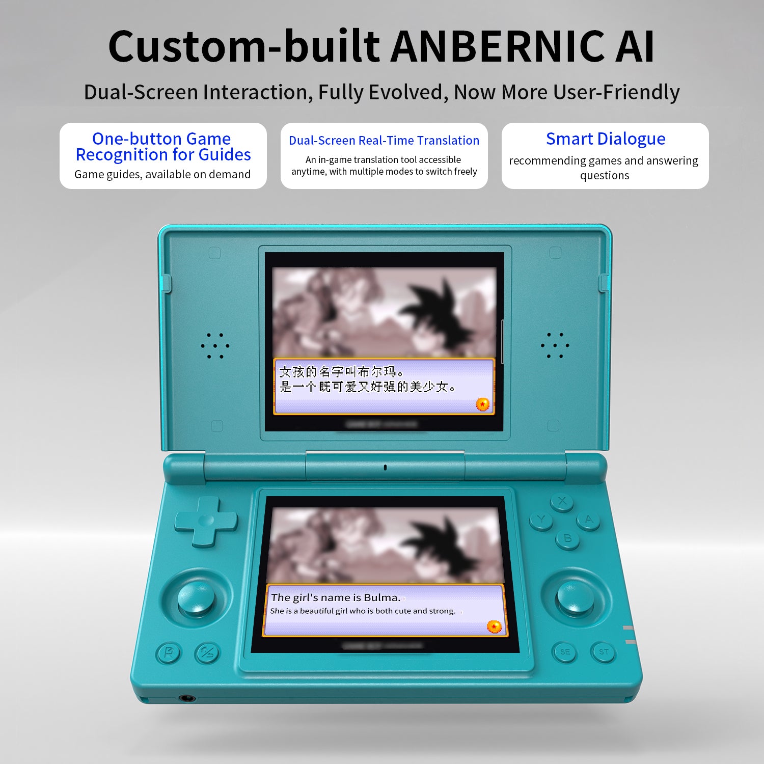 ANBERNIC RG DS Flip-top Game Console – AMPOWN